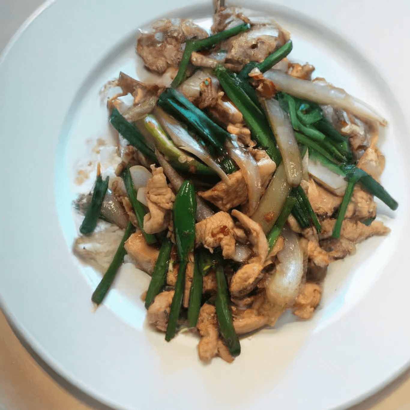 Green Chili Stir Fry พริกเขียว.