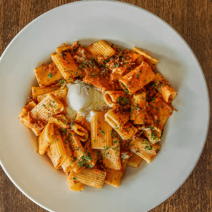 Short Rib Rigatoni.