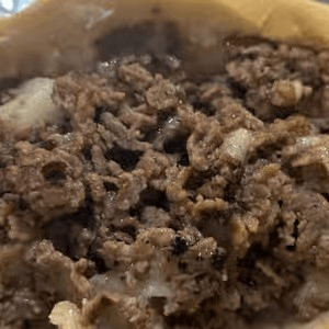 Plain Steak Sandwich.