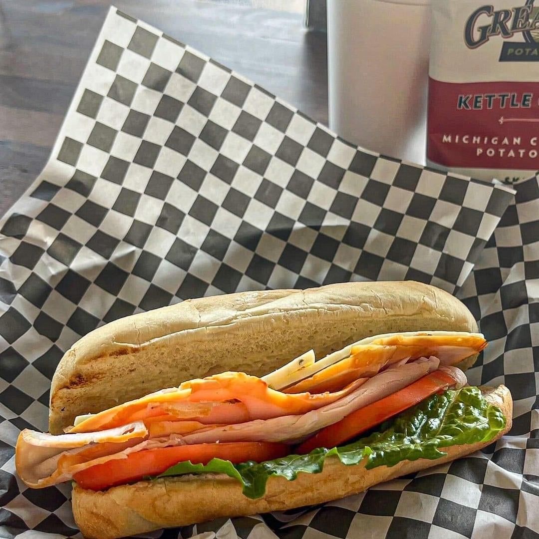 Turkey Sub Sandwich.