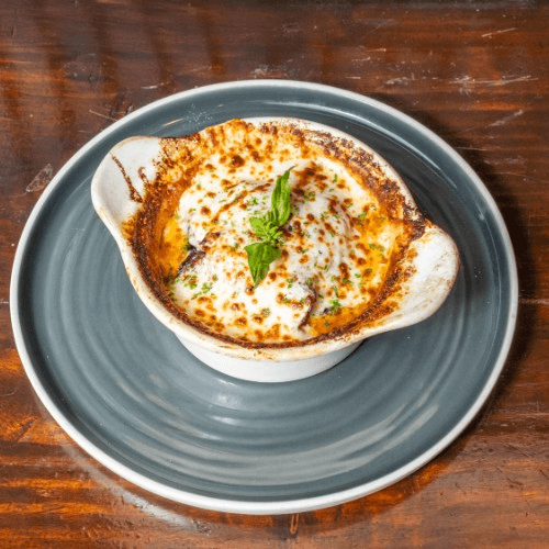 Eggplant Parmigiana.