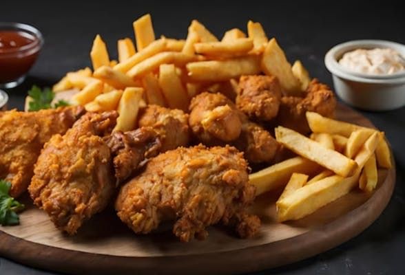 Combo #22: Chicken (2 Pcs) & Fish (2 Pcs).