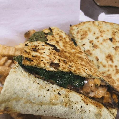 Kickin' Shrimp Quesadilla