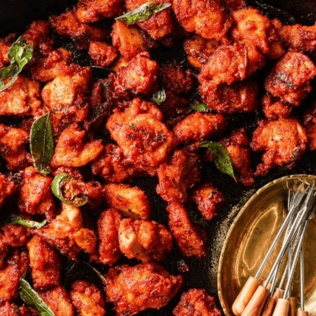 Curry Leaves Chicken.