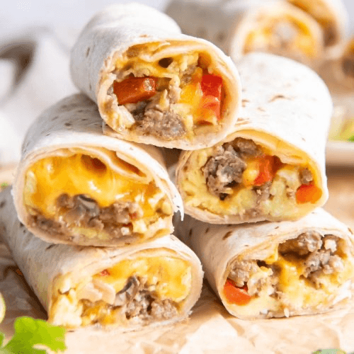 Main Item- Breakfast Burrito (M).
