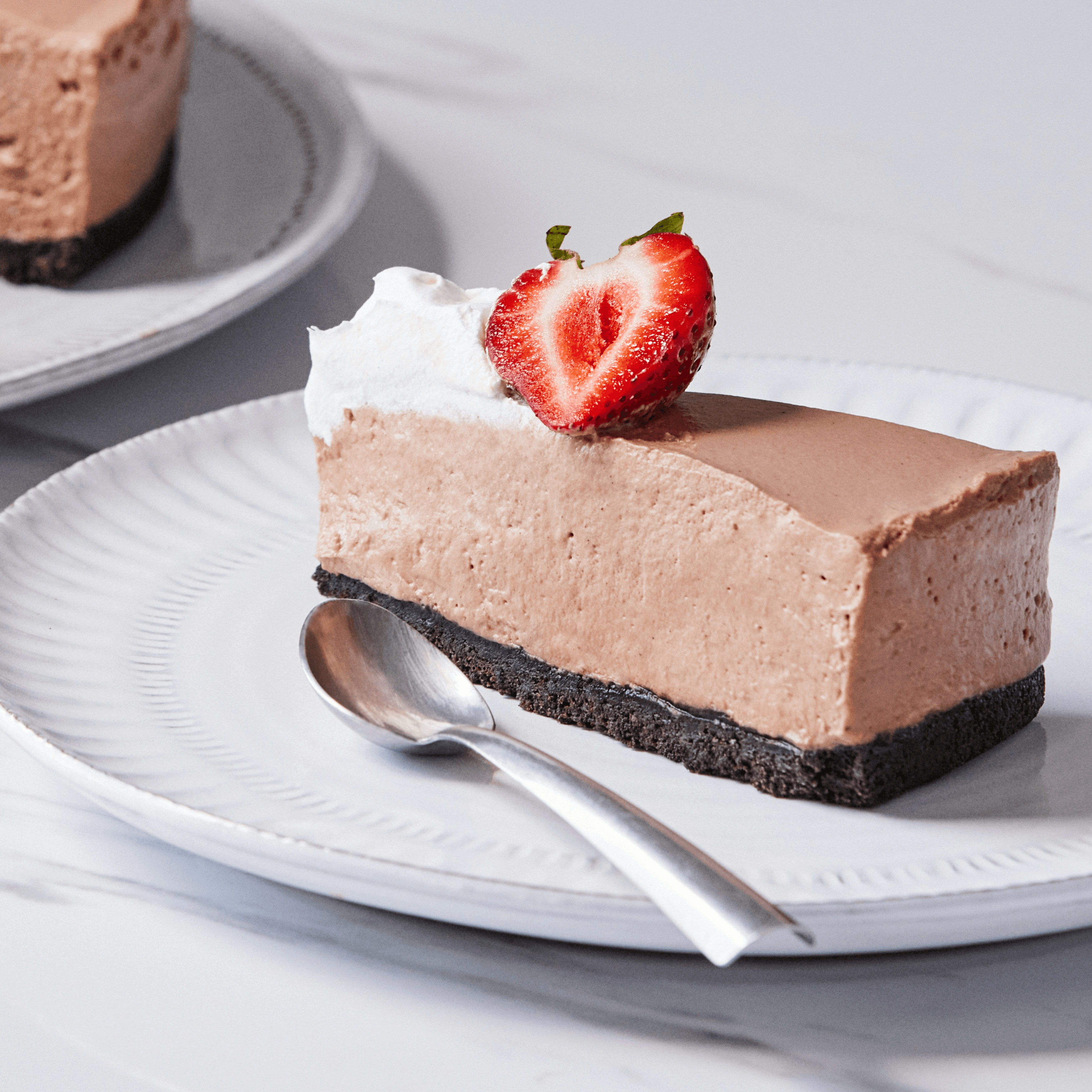 Chocolate Mousse Cake.