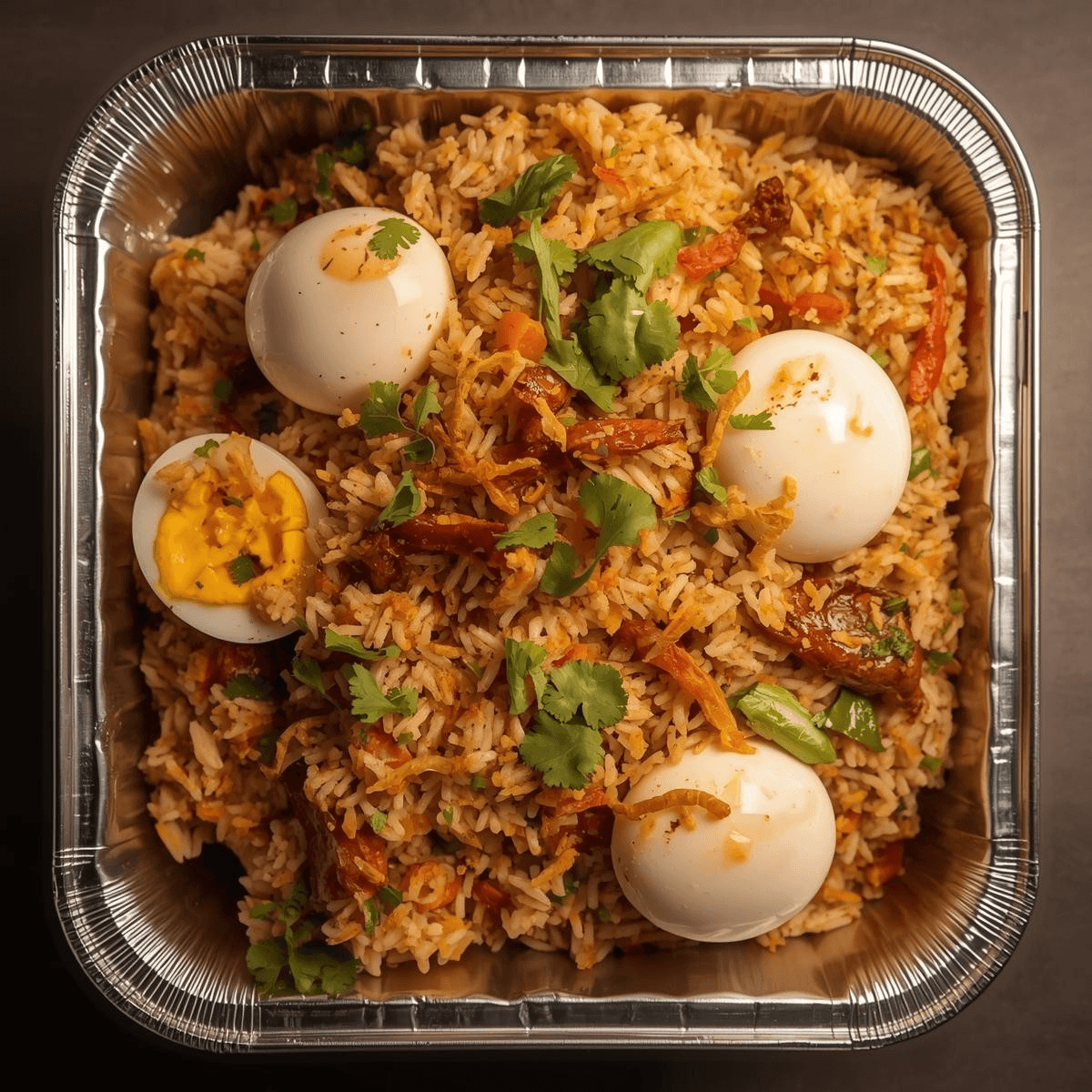 Egg Biryani - Family Pack.
