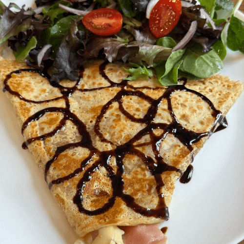 Royale with Cheese Crêpe.