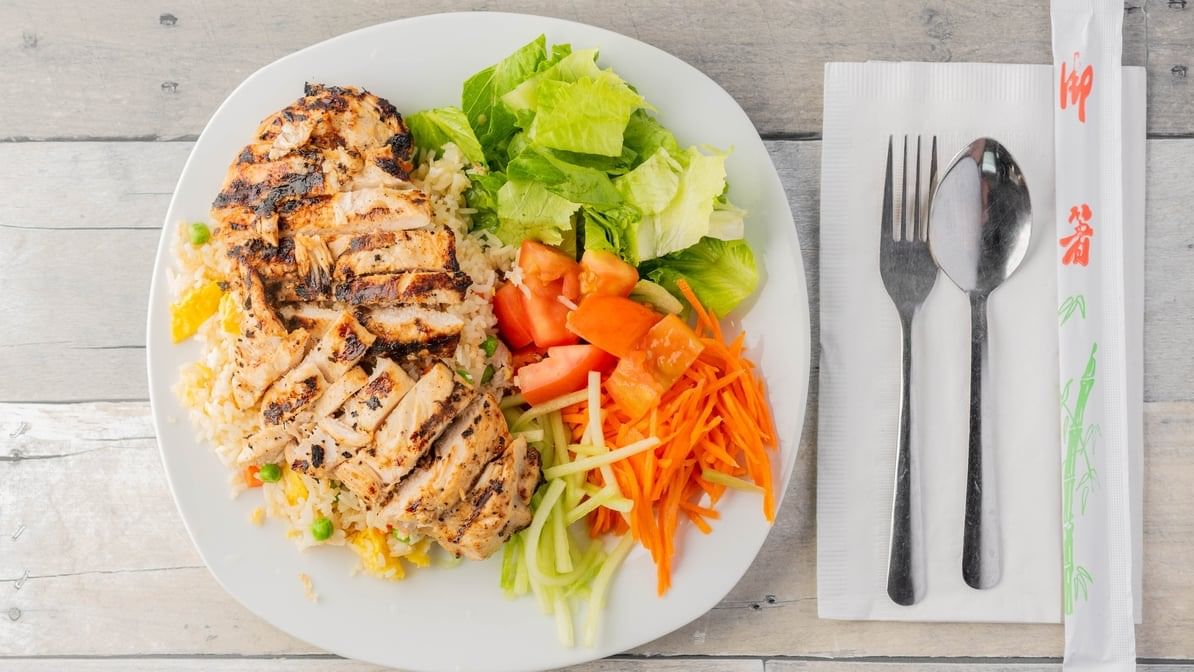 F1. Chicken or Pork Fried Rice.