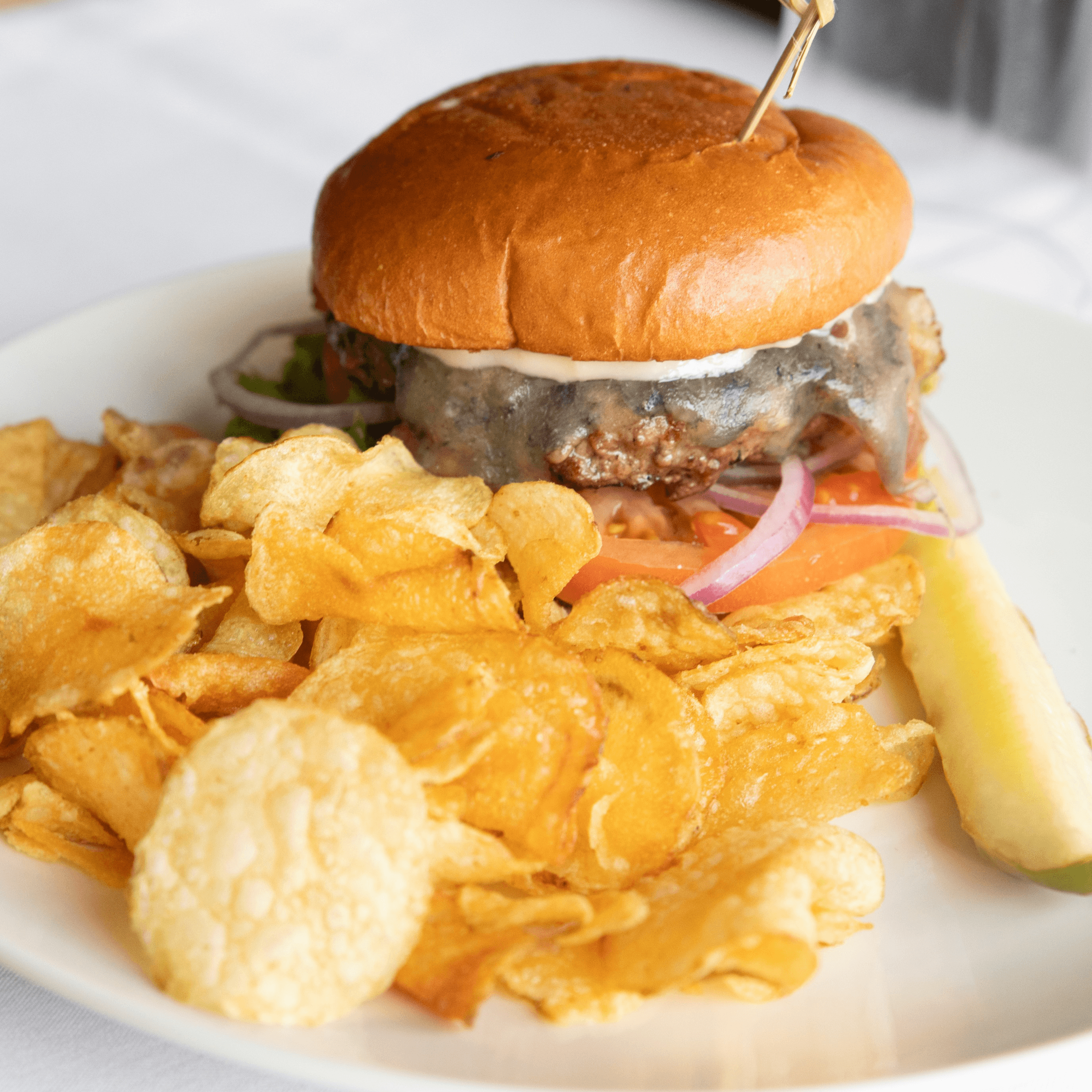 Black & Blue Burger.