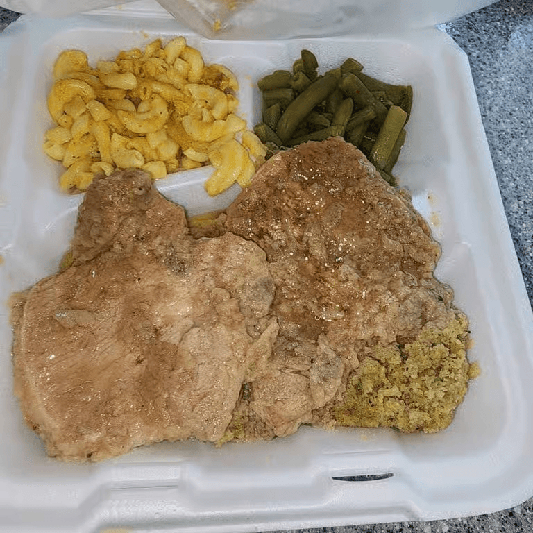 Smothered Pork Chops.