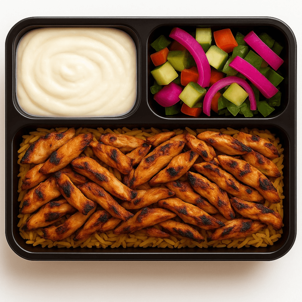 Chicken Shawarma Plate.