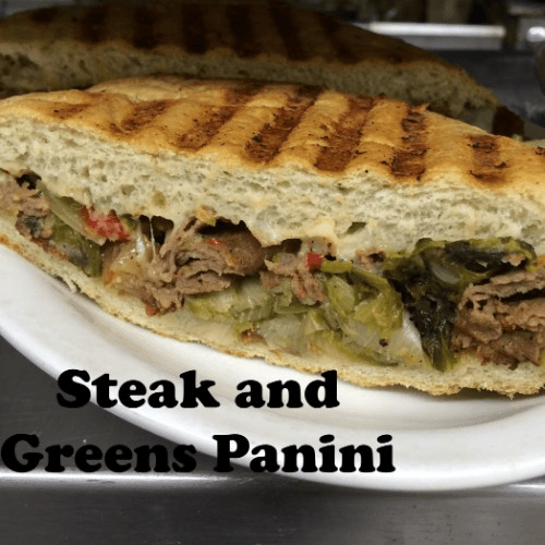 Steak & Greens Panini.