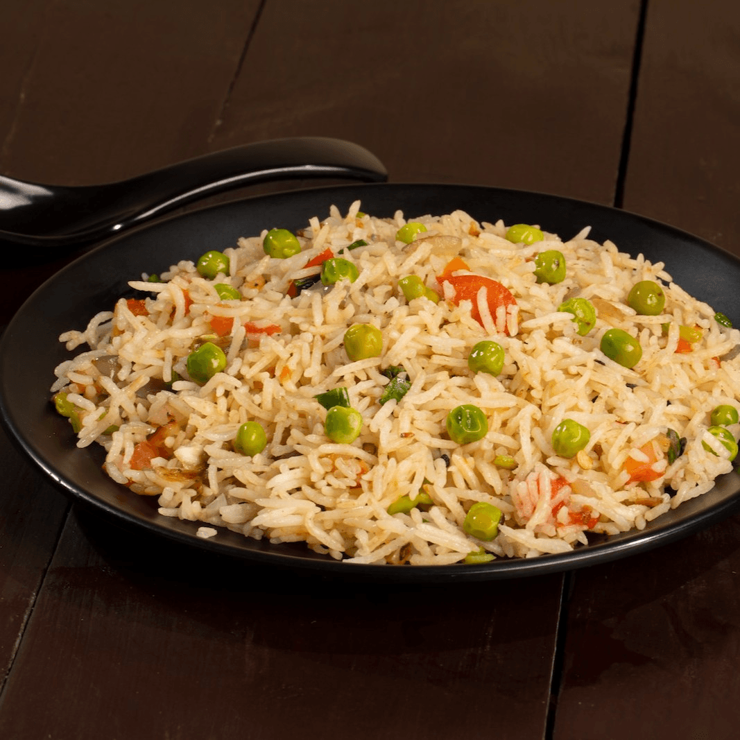 Vegetable Fried Rice Tray.