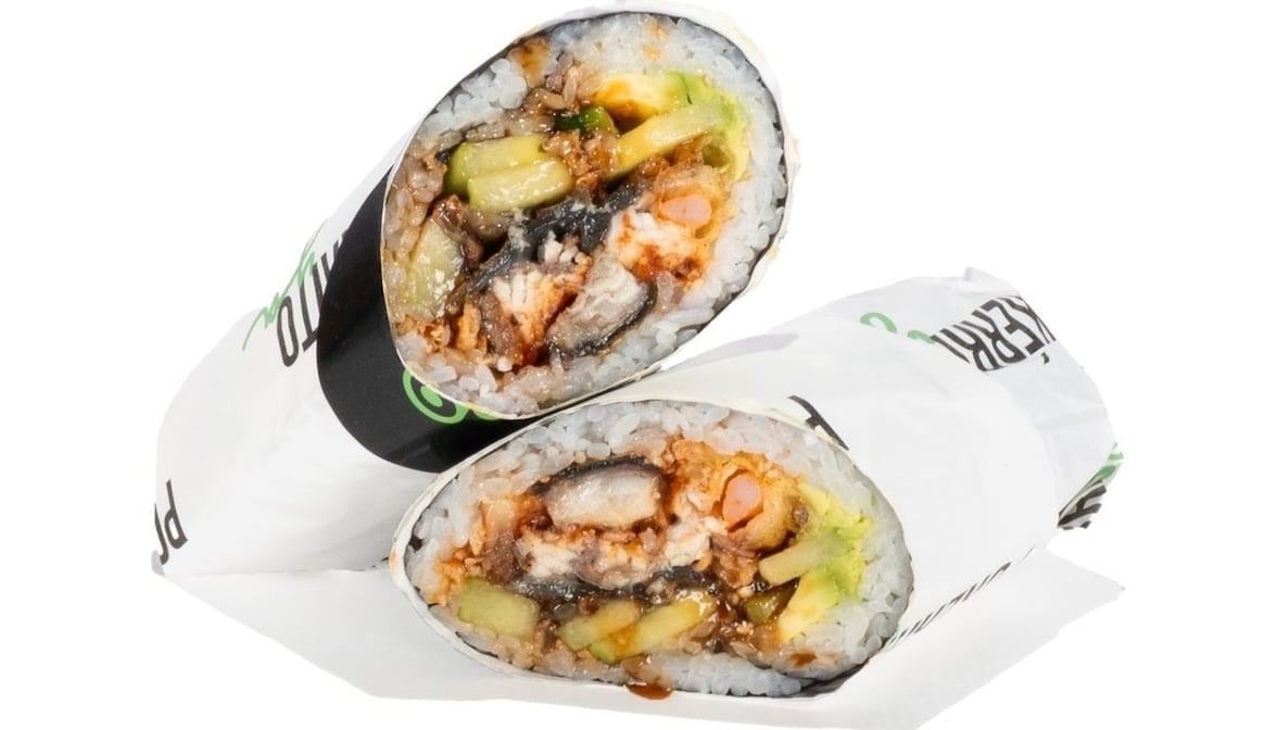 S6- Black Dragon Sushi Burrito.