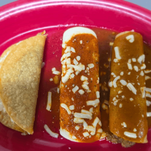 11. Beef Burrito, Taco & Beef Enchilada.