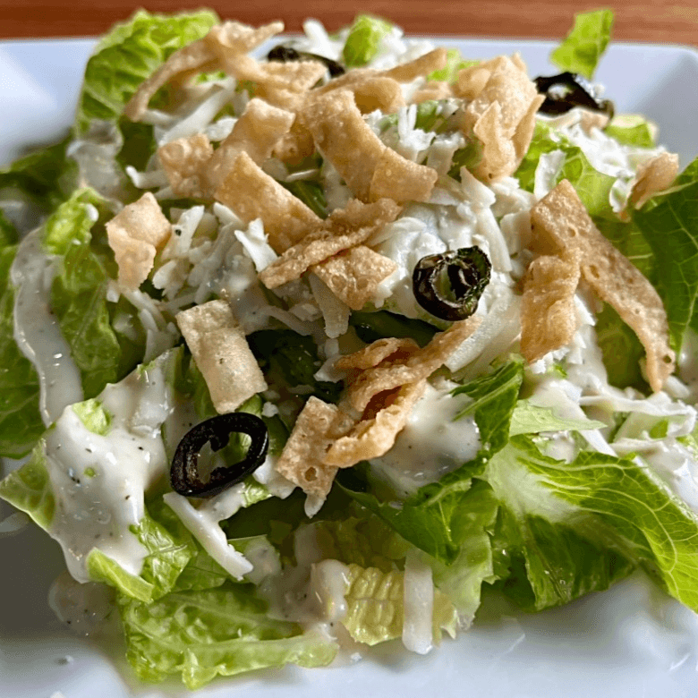 Spicy Caesar Salad.