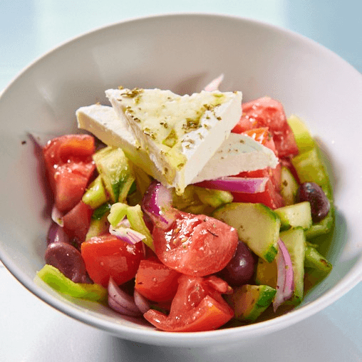 Greek Salad w/ Lemon Grilled Chicken.