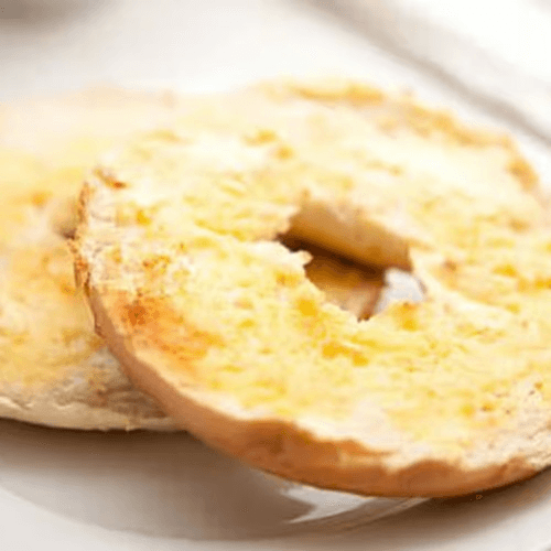 Butter on a Bagel.