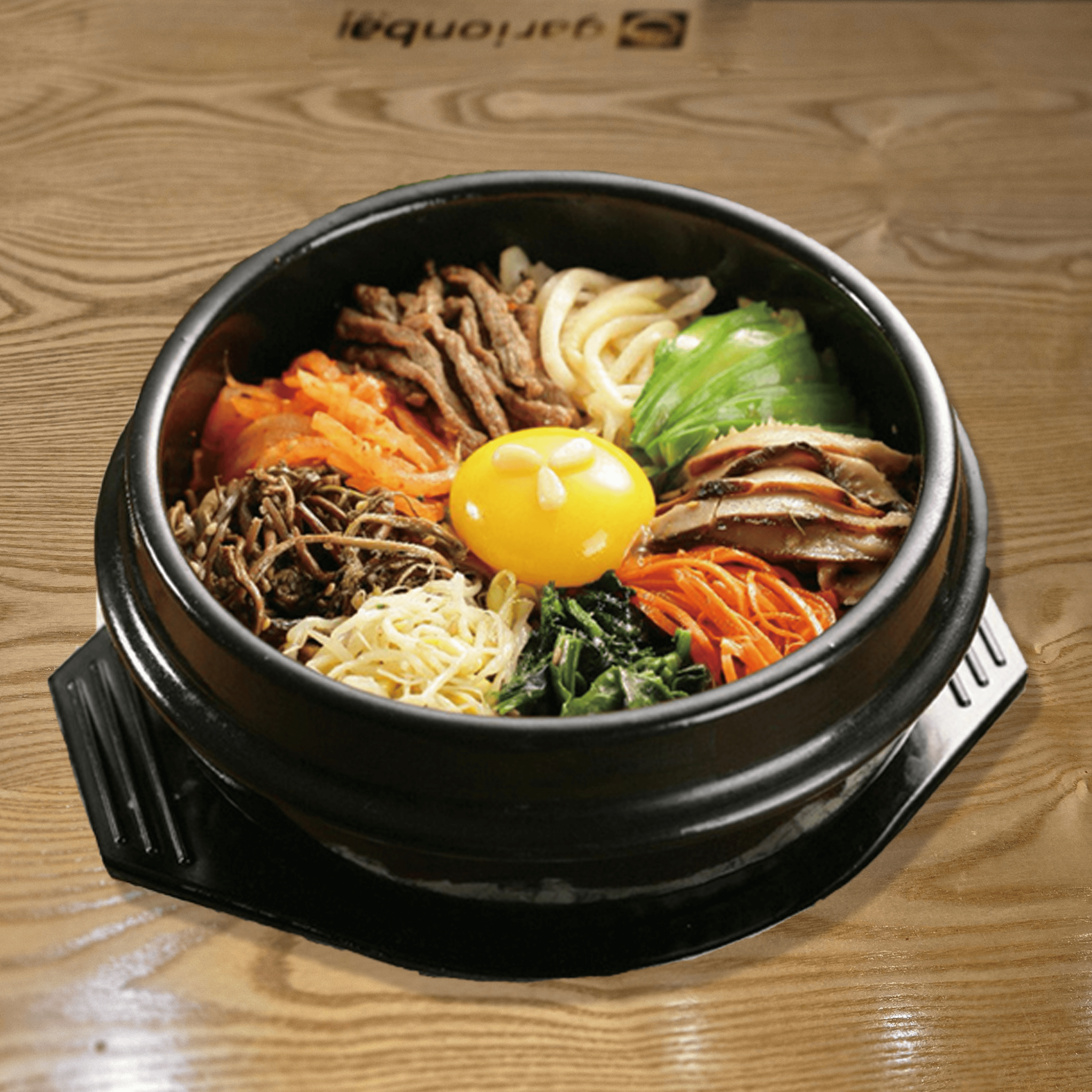 Stone bibimbap/돌솥비빔밥.