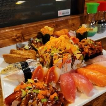 Sushi and Sashimi Combo.