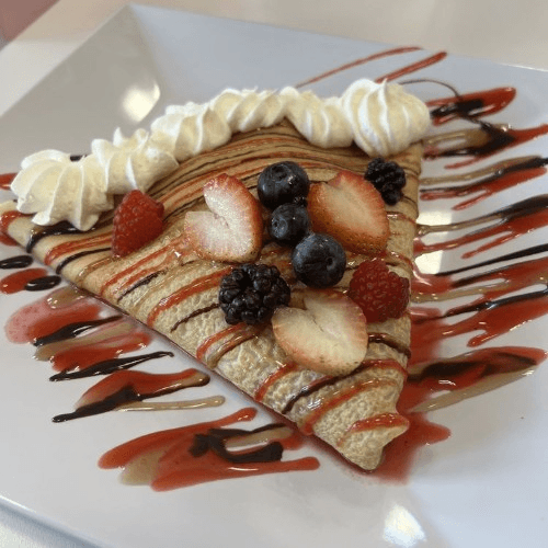Four Berry Crepe.