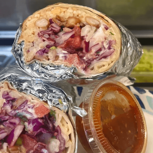 Vegetarian Burrito.