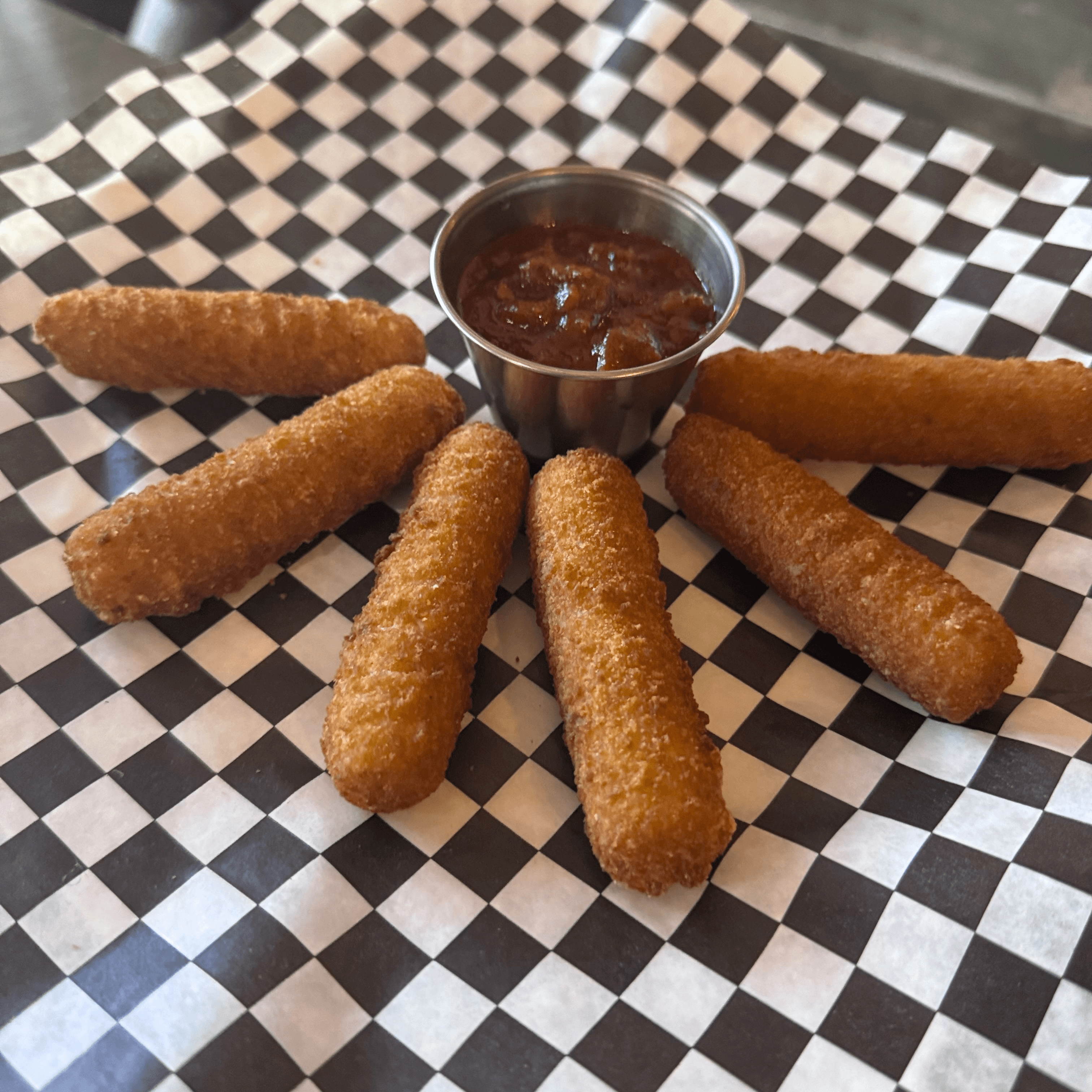 Mozzrella Sticks.