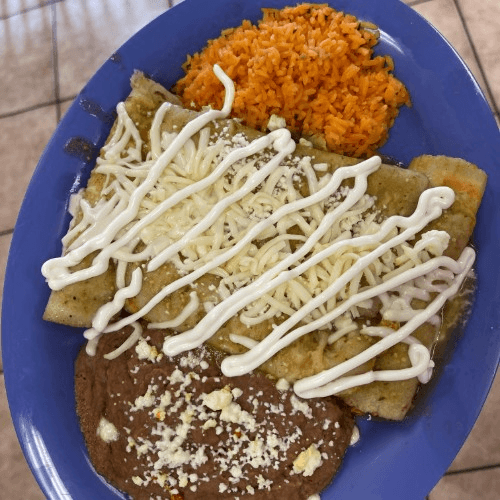 Enchiladas Rojas.