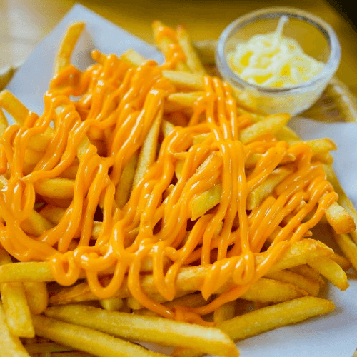 French Fries with Cheese.