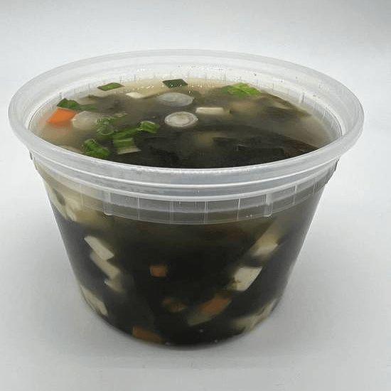 Seaweed soup.