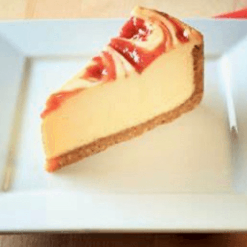 Strawberry Swirl Cheesecake 