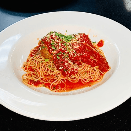 Grandma's Spaghettini & Meatball