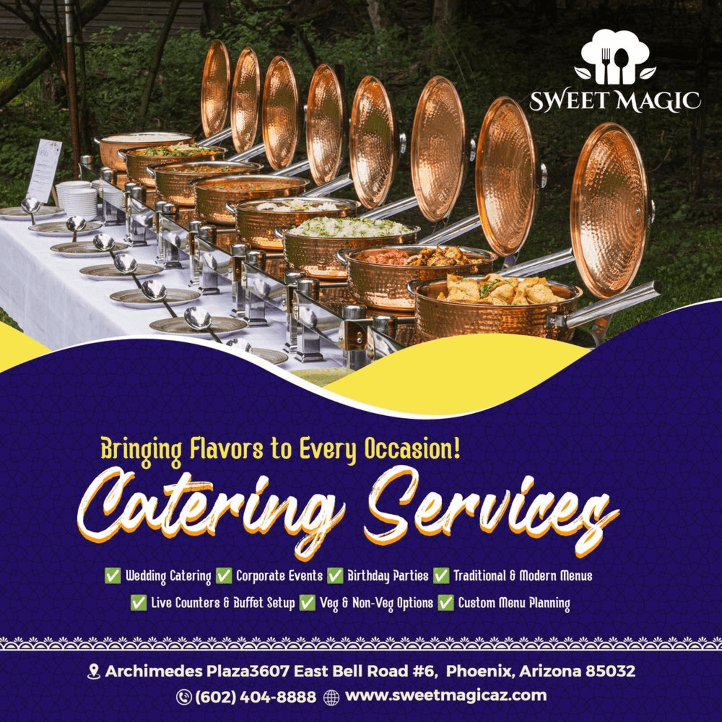 Hosting an Event? Let Us Cater