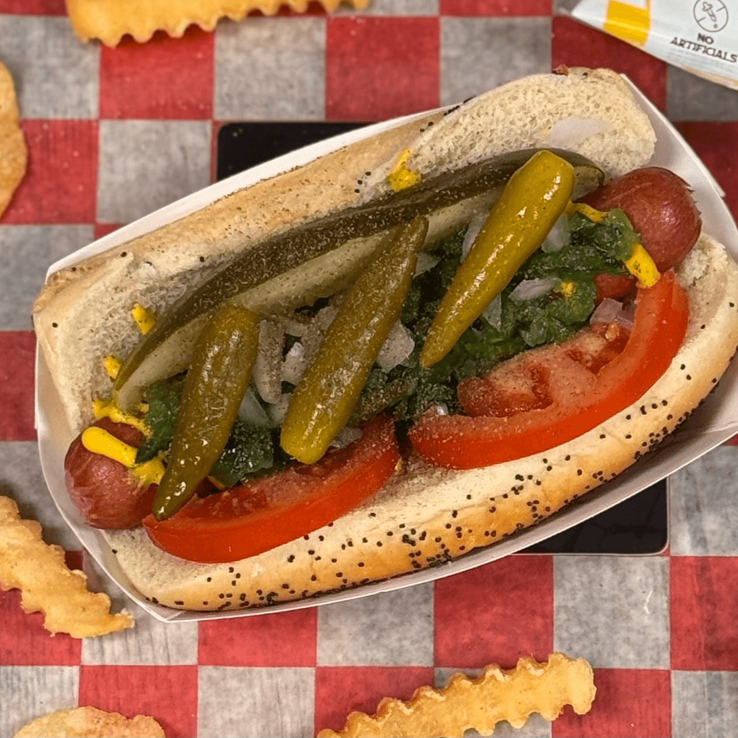 "Hall of Fame" Chicago Dog.
