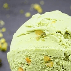 Pistachio ice cream.