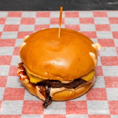 Any 2 burger with 20oz soda.