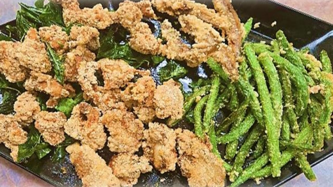 Fried Item Sampler Platter 炸物大拼盤.