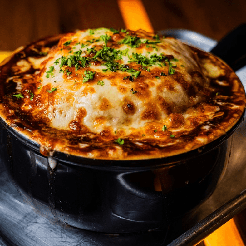 French Onion Soup.