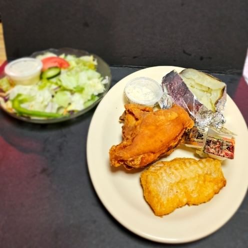 Broaster Combo Dinner (2 pieces).