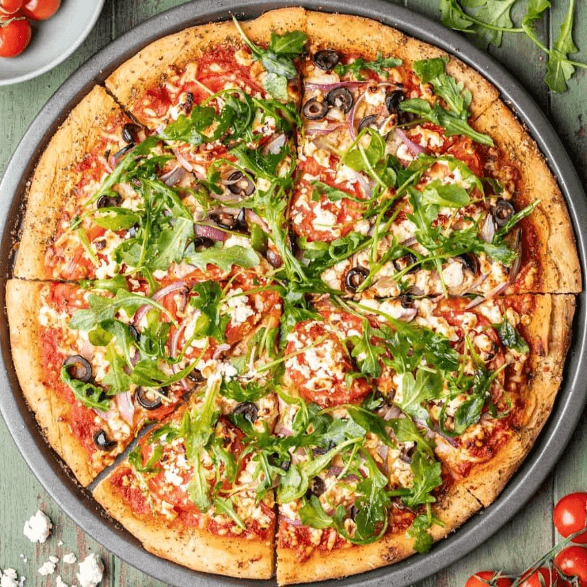 Mediterranean Pizza.