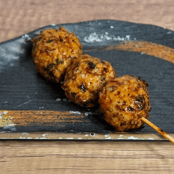 Tsukune (Jidori Chicken Meatball) Skewer　つくね串.