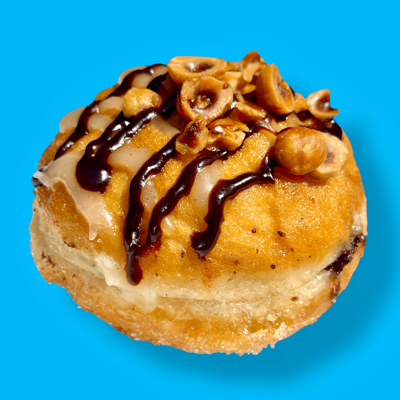 Nutella Cream Cheese Donut.