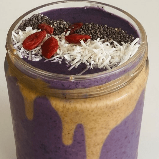 Purple Protein Smoothie.
