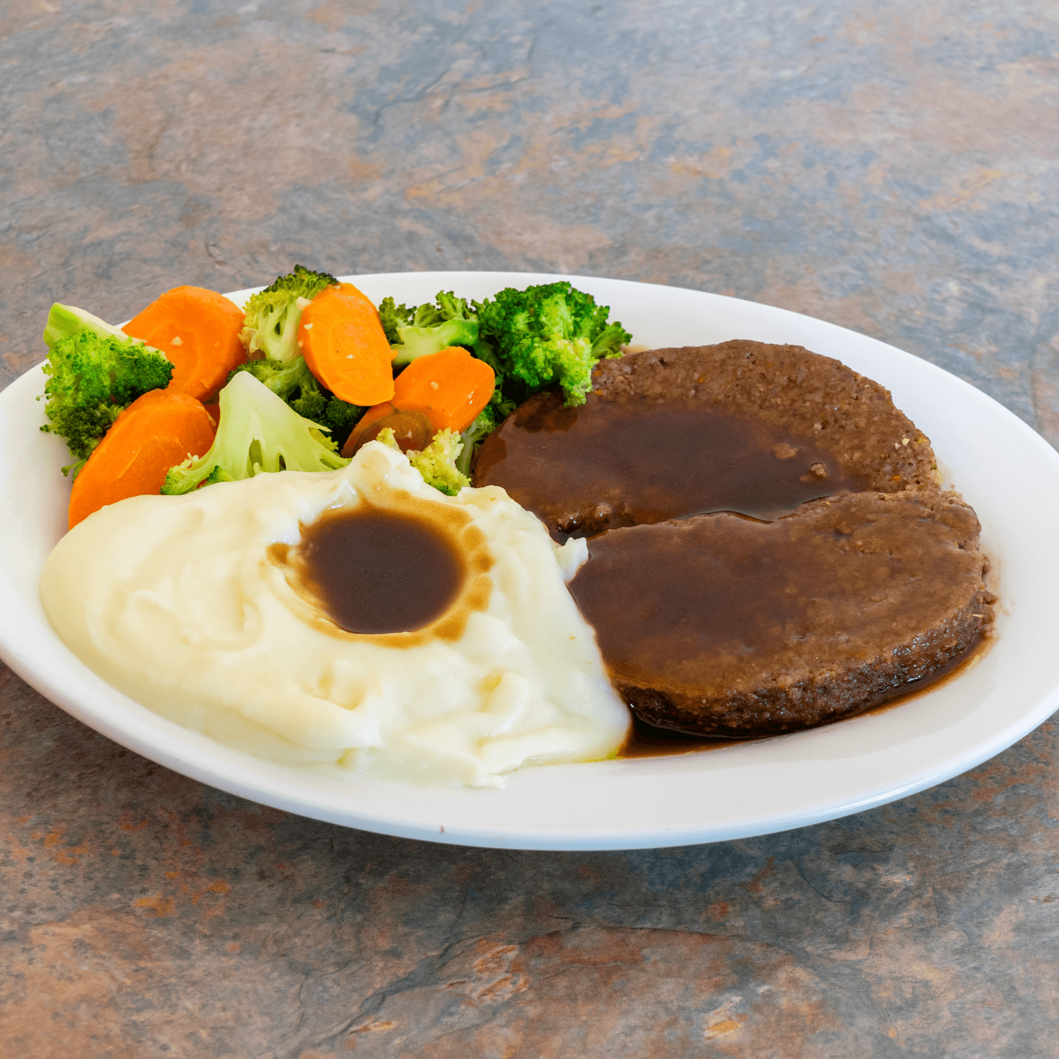 Homemade Meat Loaf & Gravy.