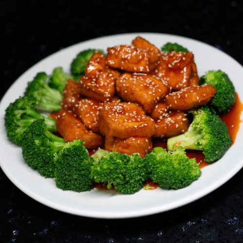 Sesame Tofu.