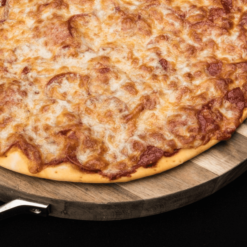 2 Toppings Pizza Thin Crust.