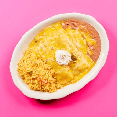 Cheese Enchilada Dinner.