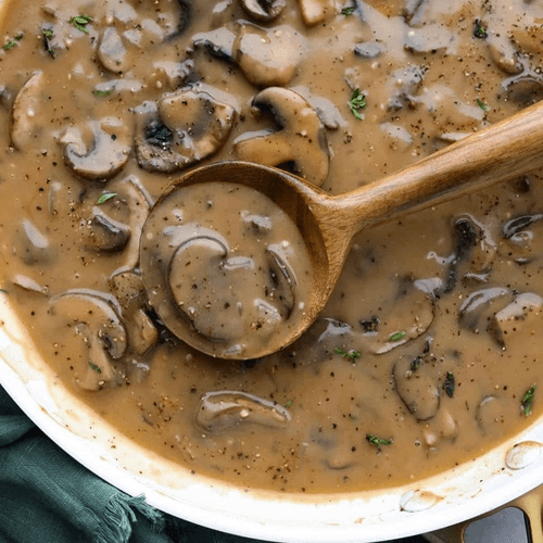 Cremini mushroom gravy -8oz.