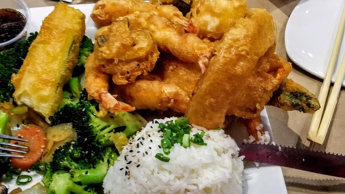 Seafood Tempura Dinner.